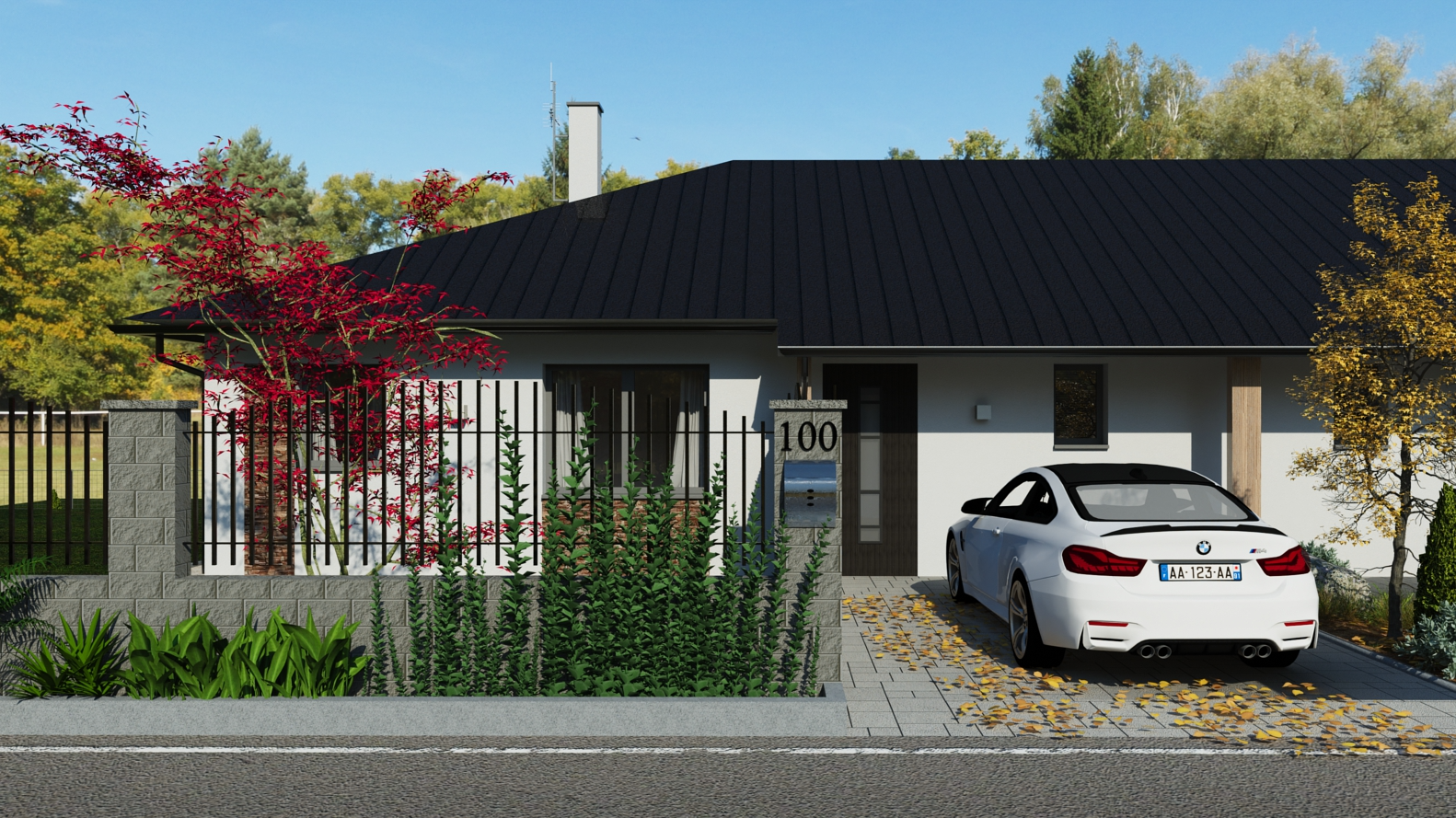 Modern house exterior 5